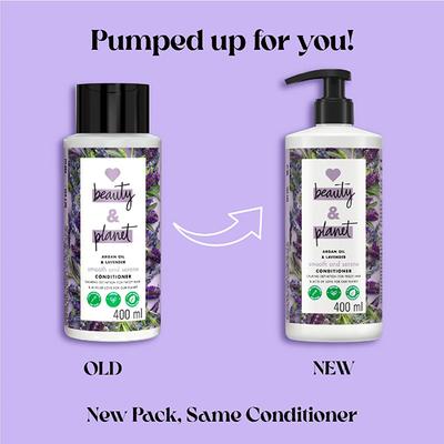Love Beauty And Planet Argan Oil and Lavender Paraben Free Smooth and Serene Conditioner 400 ml - Conditioners