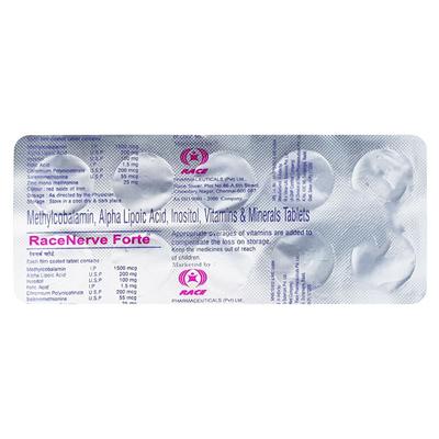 RACENERVE FORTE Tablet 10's - Supplements-Vam