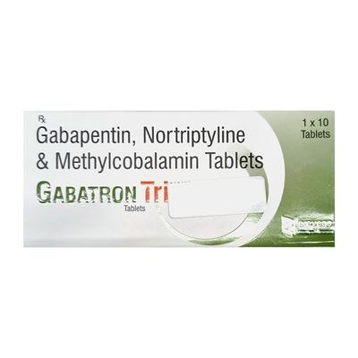 GABATRON TRIO Tablet 10's - Neuropathic Pain-Dru