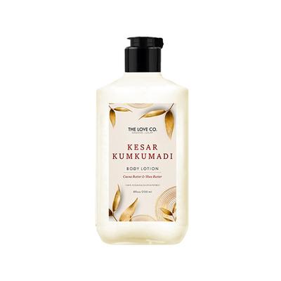 The Love Co. Kesar Kumkumadi Body Lotion - Daily Skin Moisture for Men and Women - Intense Hydration for Dry Skin 250 ml - Creams/Oils/Lotions