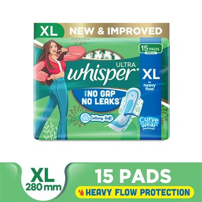 Whisper Ultra Clean Wings (XL Plus) 30's - Sanitary Napkins