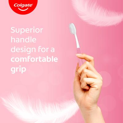 Colgate Gentle Sensitive+ Ultrasoft Toothbrush (Pack of 4) - Toothbrushes