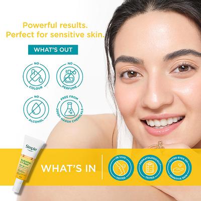 Simple Hydrating UV Fluid SPF 50 PA++++ | Hyaluronic Acid | Sunscreen for dry & sensitive skin, 40ml - Body Sunscreen