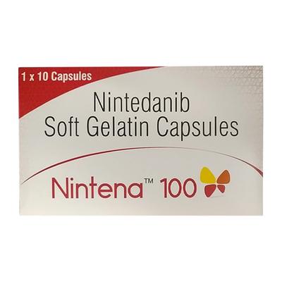 NINTENA 100 Soft Gelatin Capsule 10's - Idiopathic Pulmonary Fibrosis