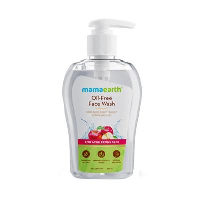 Mamaearth Oil Free Face Wash for Oily Skin with Apple Cider Vinegar & Salicylic Acid for Acne Prone Skin 250 ml - Face Wash & Cleansers