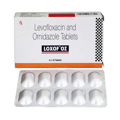 Loxof OZ Tablet 10'S - Bacterial Infections-Qui