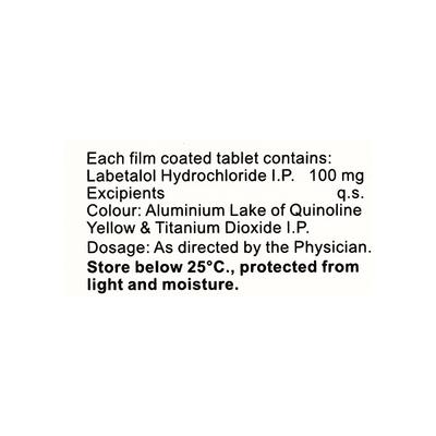 Lablol 100mg Tablet 10'S - Hypertension-Bet