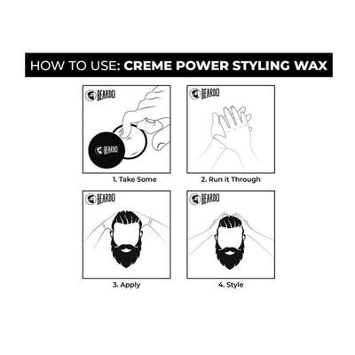 Beardo Creme Power Hair Styling Wax 75 gm - Hair Gels & Waxes