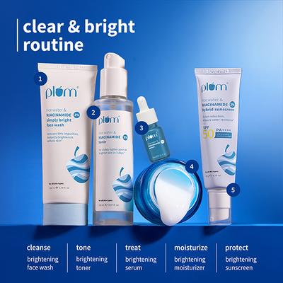 Plum 10% Niacinamide Face Serum With Rice Water & Squalane Fragrance-Free 10 ml - Face Serum