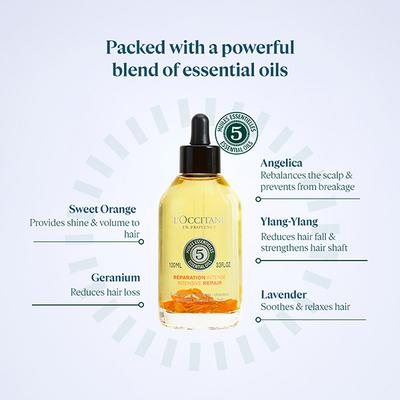 L'Occitane En Provence Reparation Intensive Repair enriched Infused Oil 100ml - Face Oils