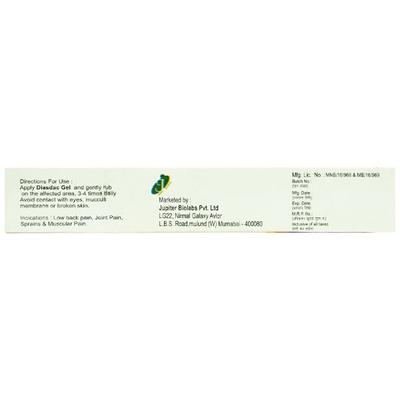 DIASDAC Gel 30gm - Pain relief-Nsa