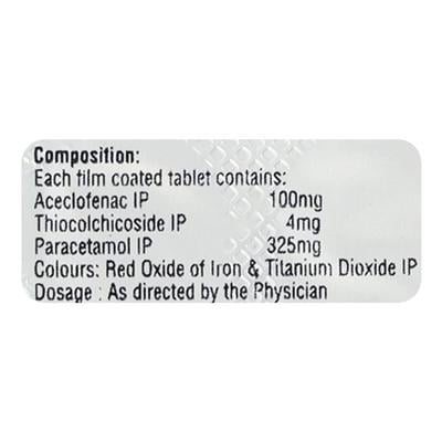 ZERODOL TH MAX 4 Tablet 10's - Muscle Spasm-Mus