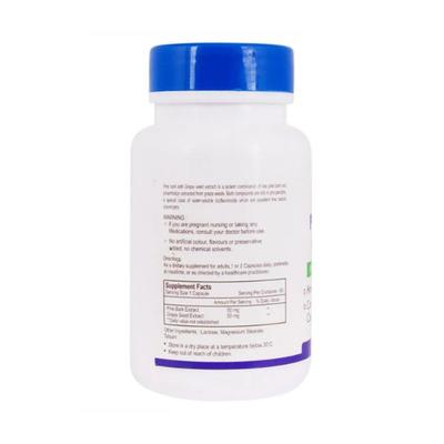Healthvit Pine Bark Extract With Grape Seed Extract- Capsules 60's - Herbal Dietary Supplement
