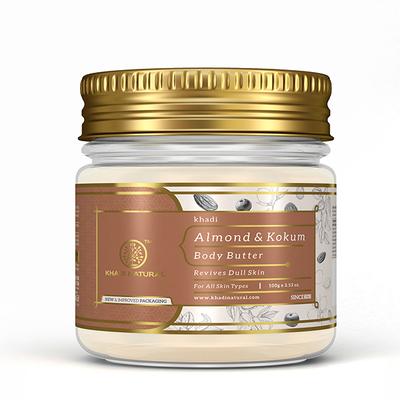 KHADI NATURAL ALMOND & KOKUM BODY BUTTER 100gm 100 gm - Body Butter