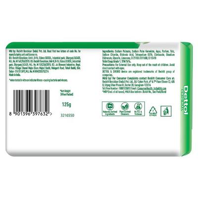 Dettol Original Soap (Buy 4 Get 1 Free x 125 gm Each) - Soaps