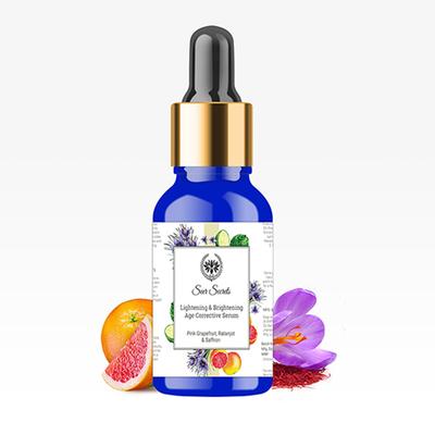Seer Secrets Pink Grapefruit, Ratanjot & Saffron Lightening & Brightening Age Corrective Serum 30 ml - Face Oils