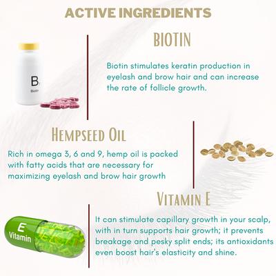 Aegte Eye Brow & Lash Growth Serum 7 ml - Eyelashes