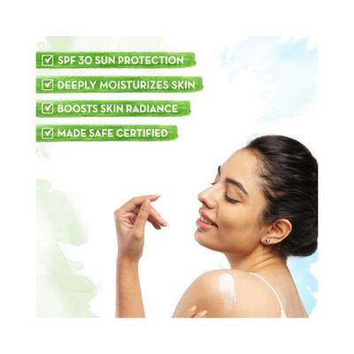 Mamaearth Vitamin C Sunscreen Body Lotion SPF 30 with Vitamin C & Honey for Radiant Skin 300 ml - Body Sunscreen