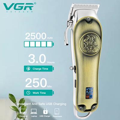VGR V-658 Trimmer 250 min Runtime 4 Length Settings (Gold) 1's - Trimmers