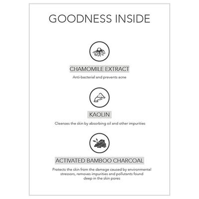 Fabessentials Charcoal Chamomile Clay Face Pack 100 gm - Face Packs
