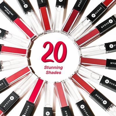 SUGAR Cosmetics Smudge Me Not Lip Duo - 18 Divine Praline (Dusty Burgundy) 3.5 ml - Lipsticks