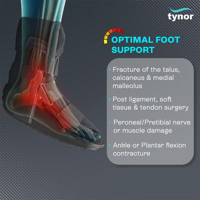 Tynor Walker Boot Air Short (M) (D 52) - Knee/Leg Supports