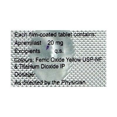 Apraize 20Mg Tablet 4's - Psoriasis/Seborrhea/Ichthyosis-Pso