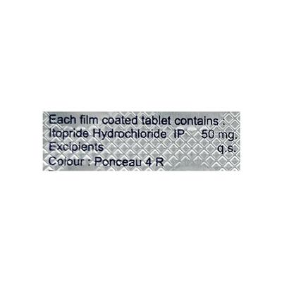 Itodom 50mg Tablet 10'S - Ulcer/Reflux/Flatulence-GIT