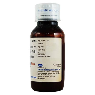 Centamol Plus Suspension 60ml - Fever-Ana