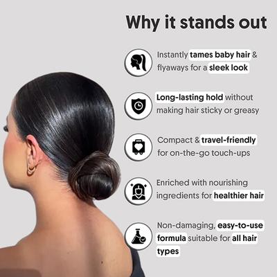 Aravi Organic Frizzy Flyaway Baby Hair Fixer Hair Finishing Stick 15 ml - Hair Gels & Waxes