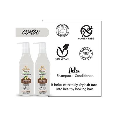 Kehairtherapy Advance Hair Care Detox & Refresh Shampoo & Conditioner (Pack of 2 ) 500 ml - Straight Hair
