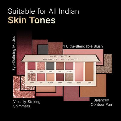 Swiss Beauty Select Light Em Up Multipurpose Face And Eye Palette - Firefly 20 gm - Eye Shadow Palettes
