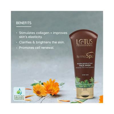 Lotus Professional dermoSpa Brazilian sprinkle of youth face wash 80 gm - Face Wash & Cleansers