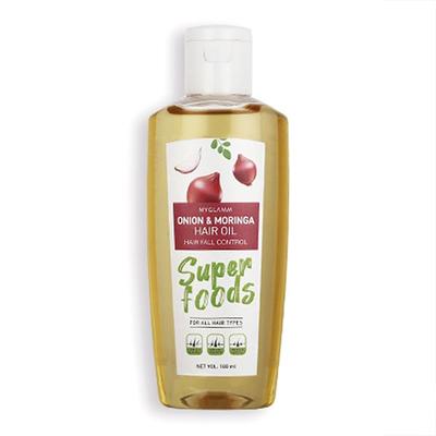 MyGlamm Superfoods Onion & Moringa-Hair Oil 100 ml - Hair Oils