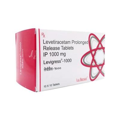 Levigress 1000mg Tablet 10'S - Epilepsy/Convulsion-Ant