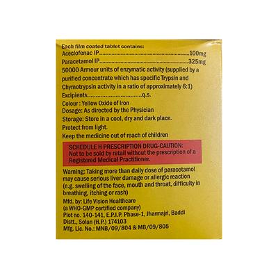 TYMOLYTIC AP Tablet 10's - Pain relief-Nsa