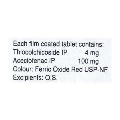 Hifenac TH 8 Tablet 10 'S - Muscle Spasm-Mus
