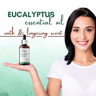 Aravi Organic Nilgiri Eucalyptus Essential Oil 100% Pure Oil 15 ml - Essential Oils