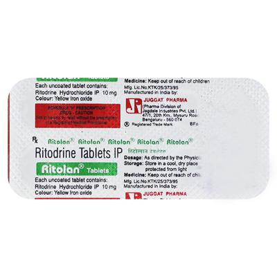 Ritolan Tablet 10'S - Uterus Conditions-Dut