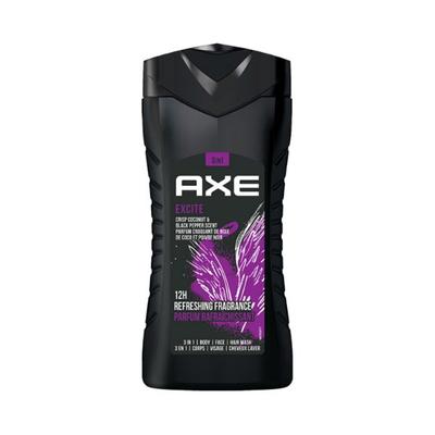 Axe Excite 3 In 1 Body Face & Hair Wash for Men Fragrance 250 ml - Shower Gels & Body Wash