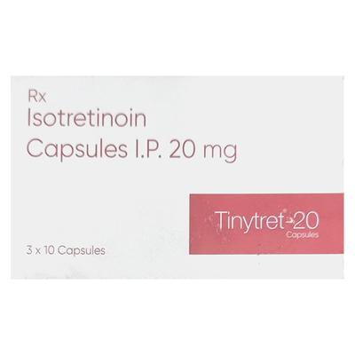 TINYTRET 20 Capsule 10's - Acne-Acn