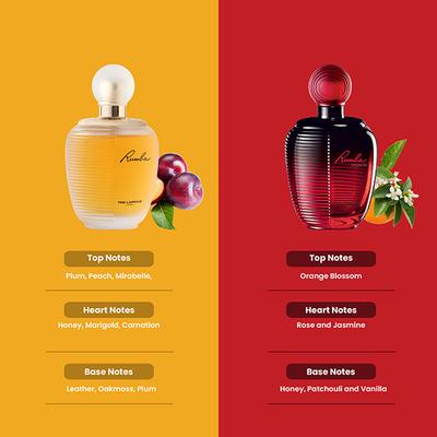 Ted Lapidus Rumba 100ml + Passion 100ml Eau De Toilette 2's - Women Perfumes (Edt/Edp)