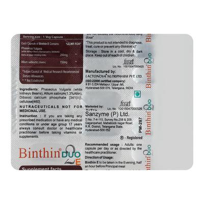 BINTHIN DUO M&E Capsule 2x15's - Supplements-Sup