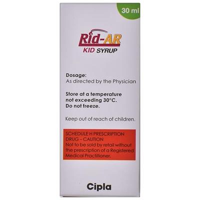 RID AR Kid Syrup 30ml - Allergies-Ant