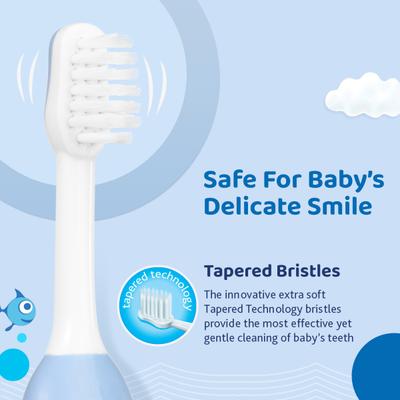 Chicco Toothbrush (6-36 Months) - Light Blue - Baby Oral Care