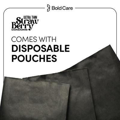 Bold Care 404 by Bold Care Ultra Thin - Strawberry Flavored Condoms (Pack of 3 x 10) - Plain/Flavoured Condoms