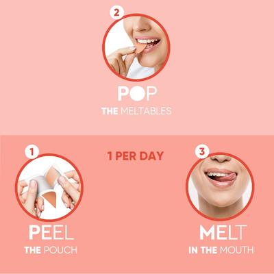 IKWI Happy Hair Meltables With Biotin, Zinc & Vitamin B12 1's - Hair & Skin