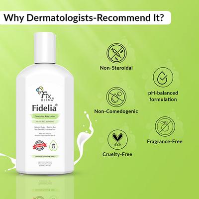 Fixderma Fidelia Nourishing Body Lotion, and Body 250ml - Face Moisturizers