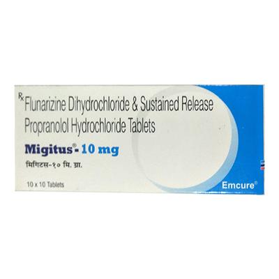 Migitus 10mg Tablet 10'S - Migraine