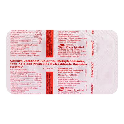 Becotrol Capsule 10'S - Supplements-Vam